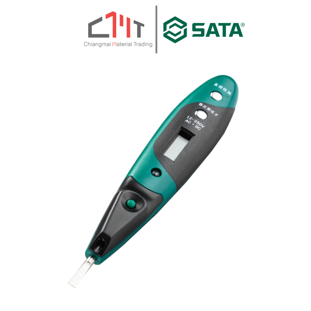 SATA ไขควงลองไฟดิจิตอล No.62602 (Digital Circuit Tester With LED Flash Light)