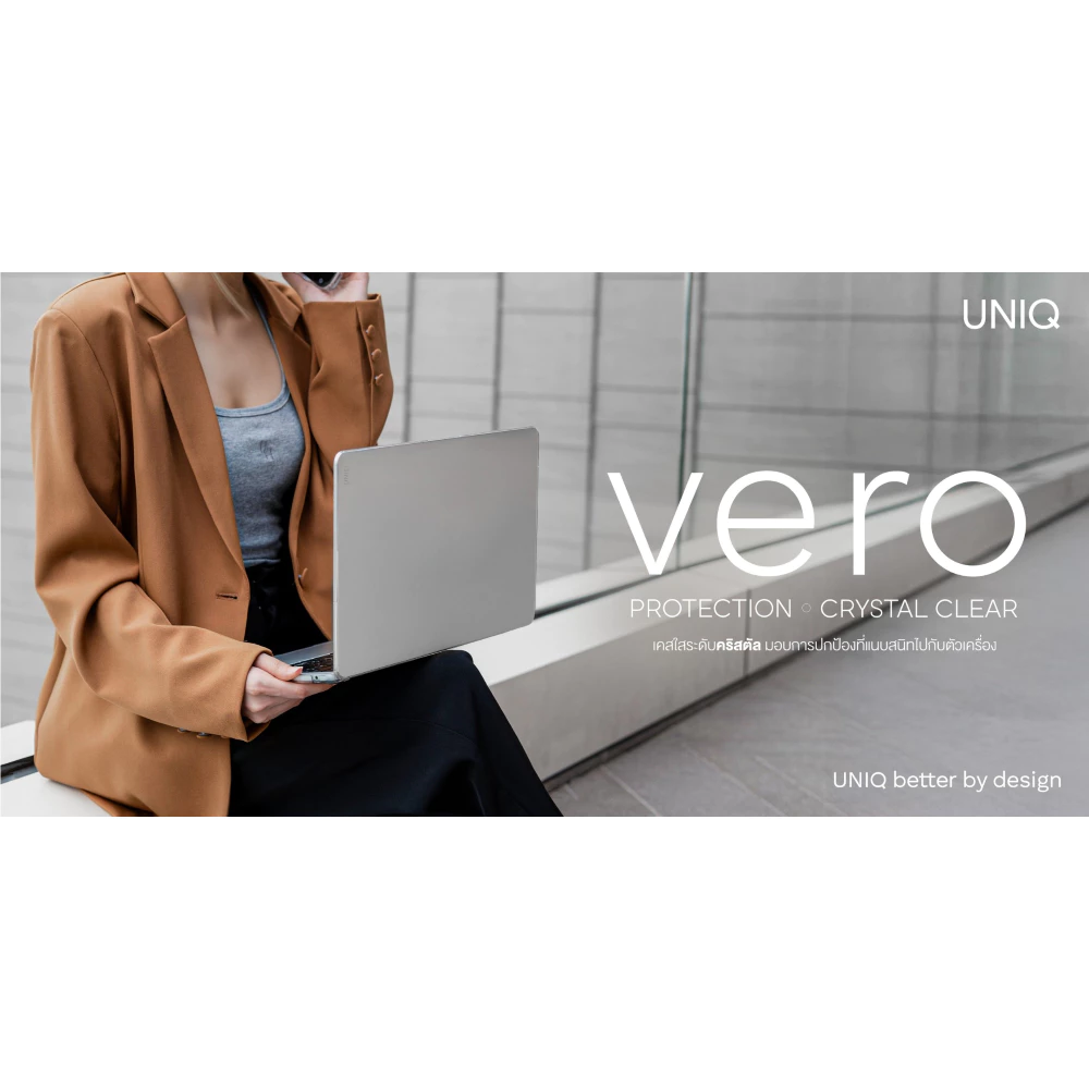 UNIQ Vero เคส ใส สำหรับ Macbook Air 13" & 15" (M2-M5) & Pro 14" (M1-M5) thumbnail 3