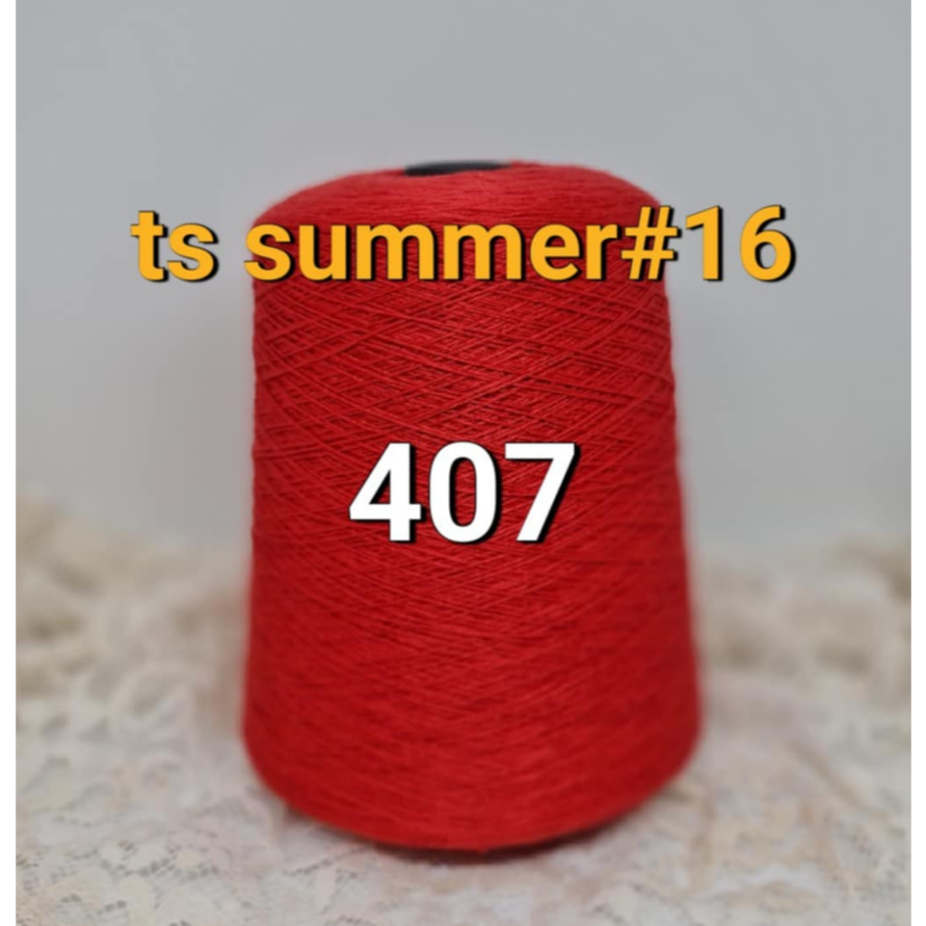 ด้ายถักคอตตอนสปัน เบอร์ 16 หนัก 200g  คอตตอนผสมสปัน - รูปที่ 4