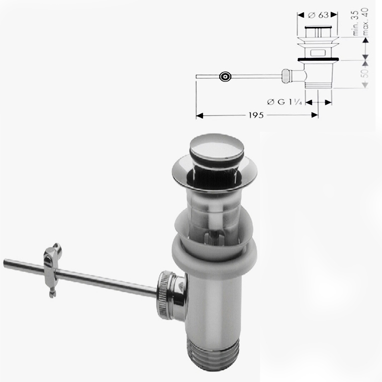 BathMate Solutions สะดืออ่างป็อปอัพ สะดืออ่างก้านโยก สะดืออ่างล้างหน้าป็อปอัพ สะดือใต้อ่างมีรูน้ำล้น