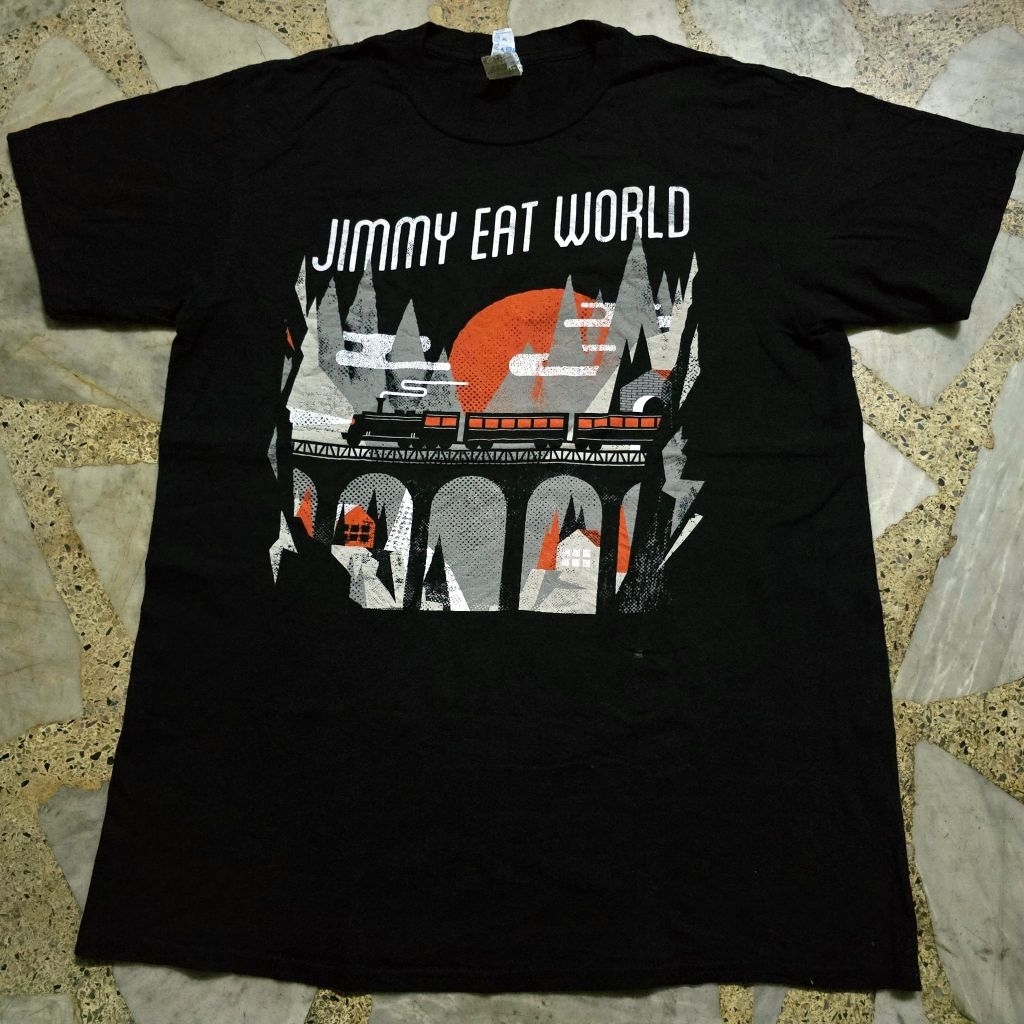 Jimmy Eat World สีดำ Size M (20x27.5)
