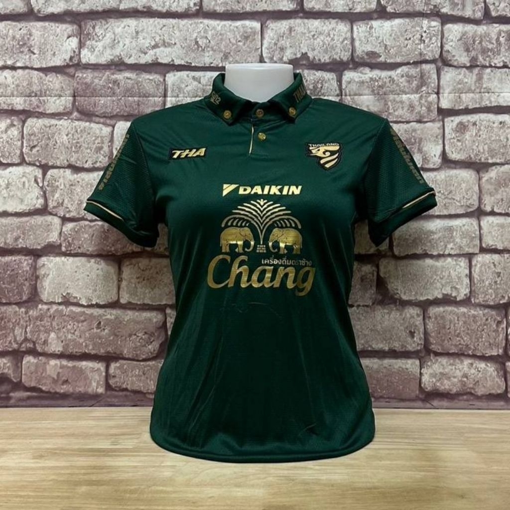 เสื้อบอลหญิงทีมชาติไทย อก 32/38 ทรงเข้ารูป ดีไซน์แฟชั่น สวยงาม - รูปที่ 6