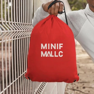 กระเป๋าเชือกรูด MINIMALL FC กระเป๋าผ้าร่ม ใส่ของได้รองเท้า เสื้อผ้า Workout Sport ออกกำลังกายและกีฬา
