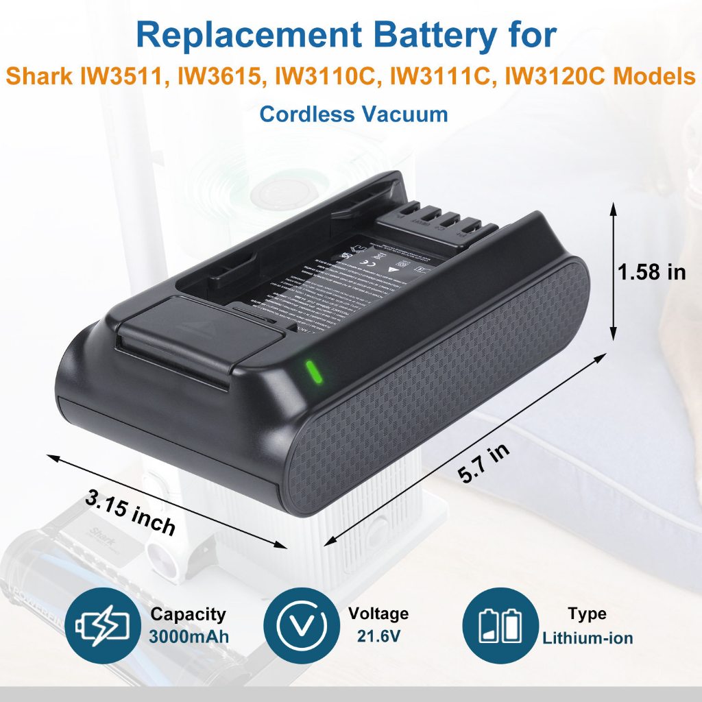 ★Grooveshark XBTR625KSL XBTR625KSLEU Replace battery Shark IW3511, IW3615, IW3110C cordless vacuum c