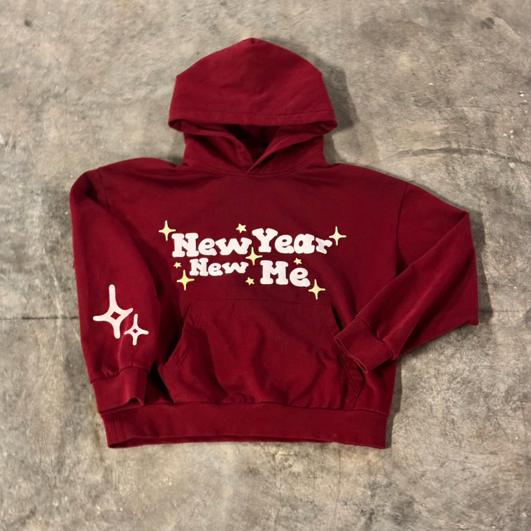 Red Hoodie-“New Year New Me”