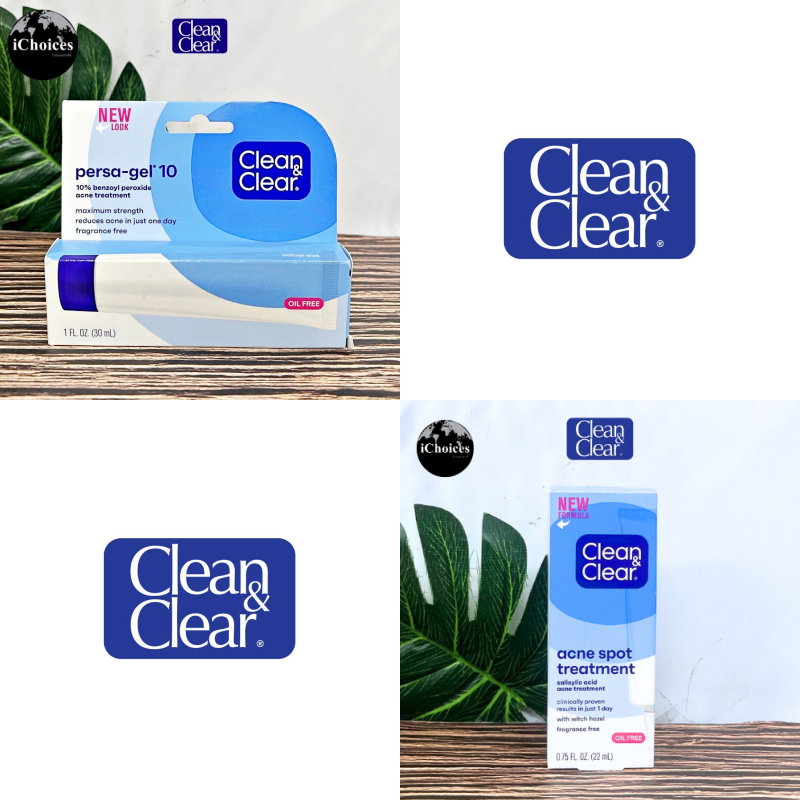 Clean & Clear® Persa-Gel 10 Acne Spot Treatment 30ml คลีนแอนด์เคลียร์ เจลแต้มสิ ว