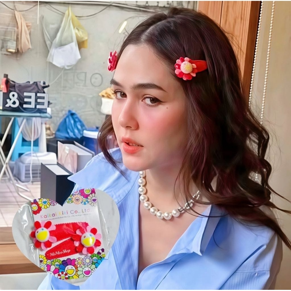 (✨️แท้💯shop🇯🇵/พร้อมส่ง🌈) Murakami กิ๊บ ยางมัดผม พกจ.ดอกไม้-rubble Sticker (ต่างหู แหวน พกจ. หมอน อีก