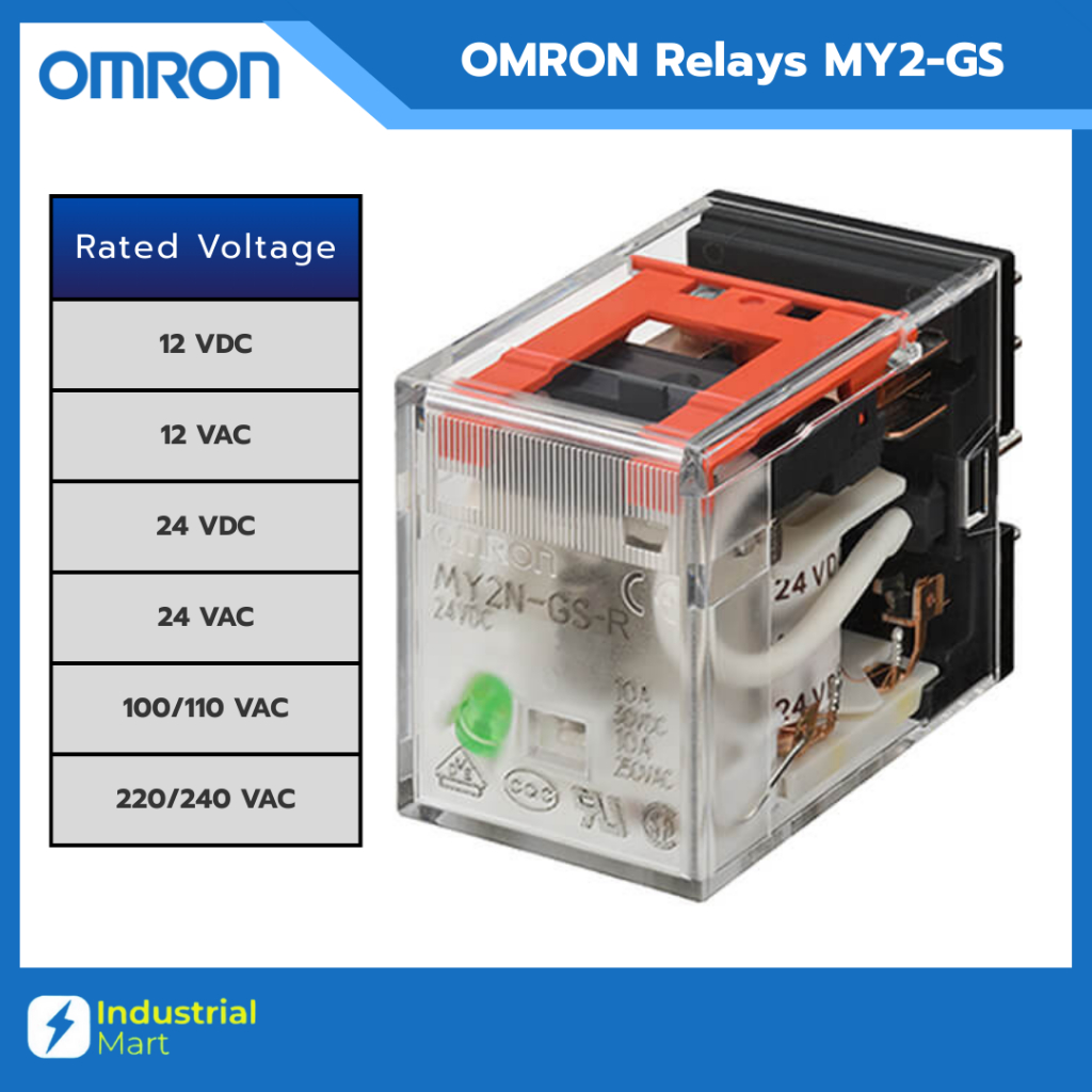 รีเลย์ MY2-GS (MY2-GS-R)  OMRON
