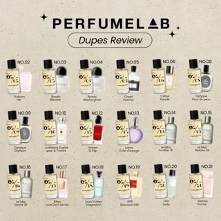 PERFUMELAB EDITION 02 NO. 01 - 100 น้ำหอม EXTRAIT 50 ml. ติดทนนาน 10 ชม. น้ำหอมเทียบเเบรนด์ น้ำหอมผู้หญิง น้ำหอมผู้ชาย