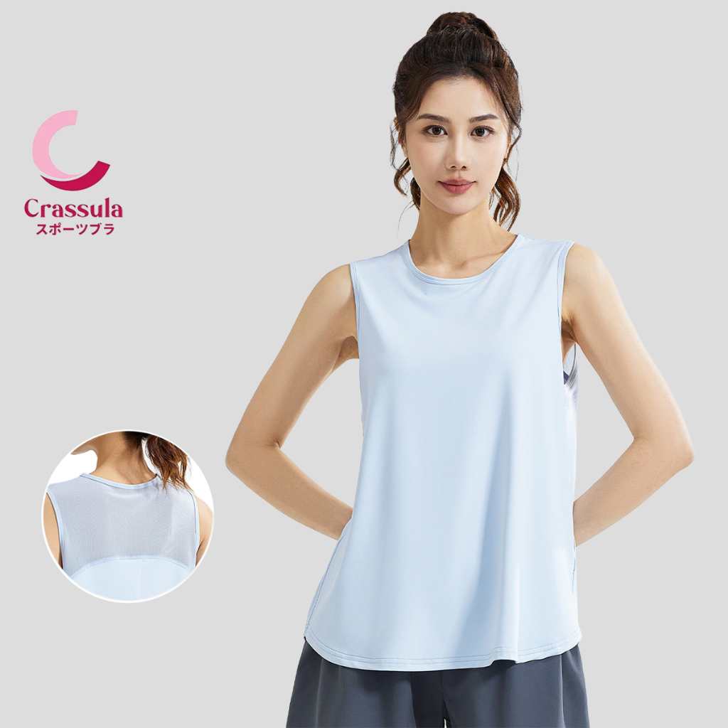 Crassula แท้ เสื้อกล้ามออกกำลังกาย Tank top เสื้อกล้ามออกกำลังกายผู้หญิง ระบายอากาศได้ดี
