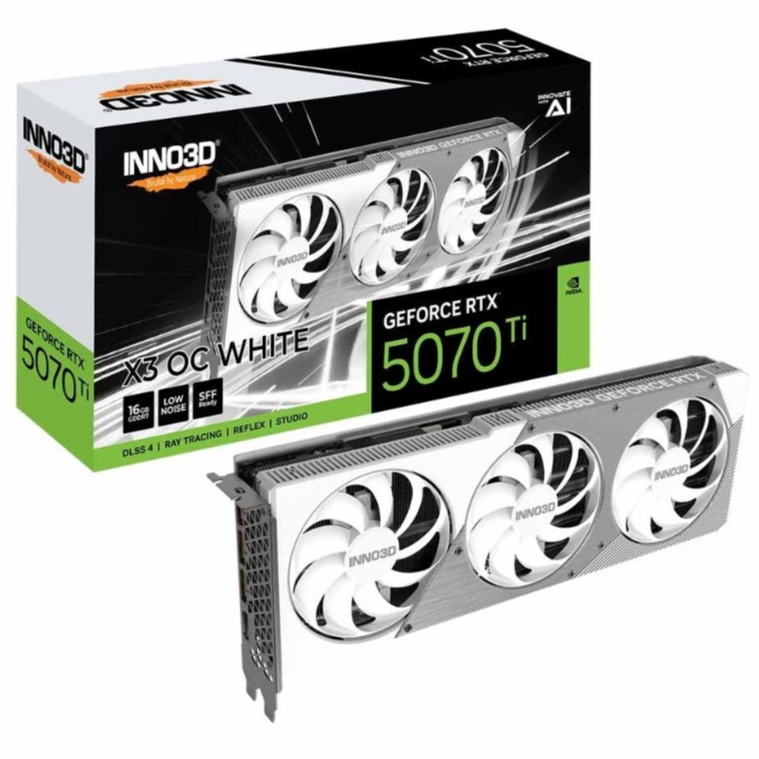 INNO3D RTX5070Ti X3 OC WHITE 16GB GDDR7