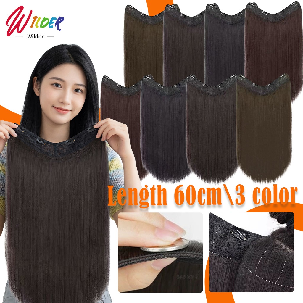 แฮร์พีชผมยาว แบบแพ ผมตรง 60cm 50cm ติดง่ายดูเป็นธรรมชาติ  มีหลายสีให้เลือก ทำลอน/หนีบได้ ไหมนุ่ม ทนความร้อน สวยได้ทุกโอก