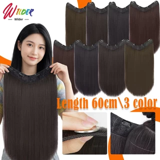 แฮร์พีชผมยาว แบบแพ ผมตรง 60cm 50cm ติดง่ายดูเป็นธรรมชาติ มีหลายสีให้เลือก ทำลอน/หนีบได้ ไหมนุ่ม ทนความร้อน สวยได้ทุกโอก