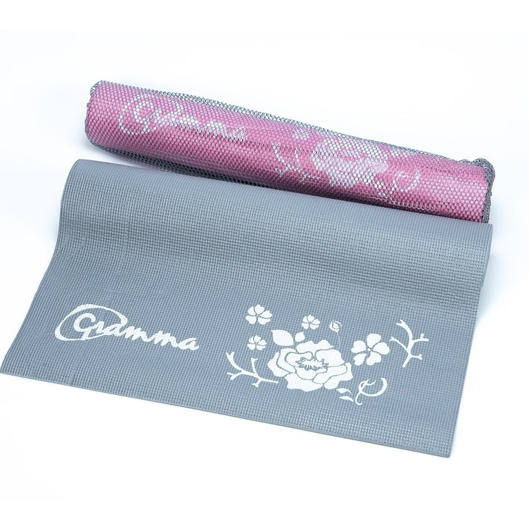 GRAMMA เสื่อโยคะ 4 MM. PVC (ลาย) (คละแบรนด์ GRAMMA,Yogatique)