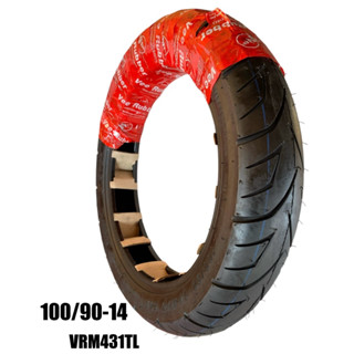 ยางนอกใหม่ (ชั้น1) veerubber 100/90-14 vrm431 retl เรเดียล ไ…