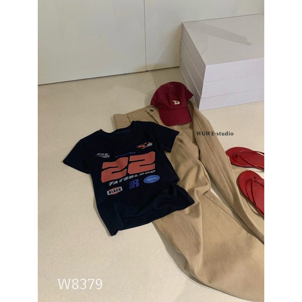 W8379 เสื้อแฟชั่น Tag🇰🇷🛍️WGWE - รูปที่ 7