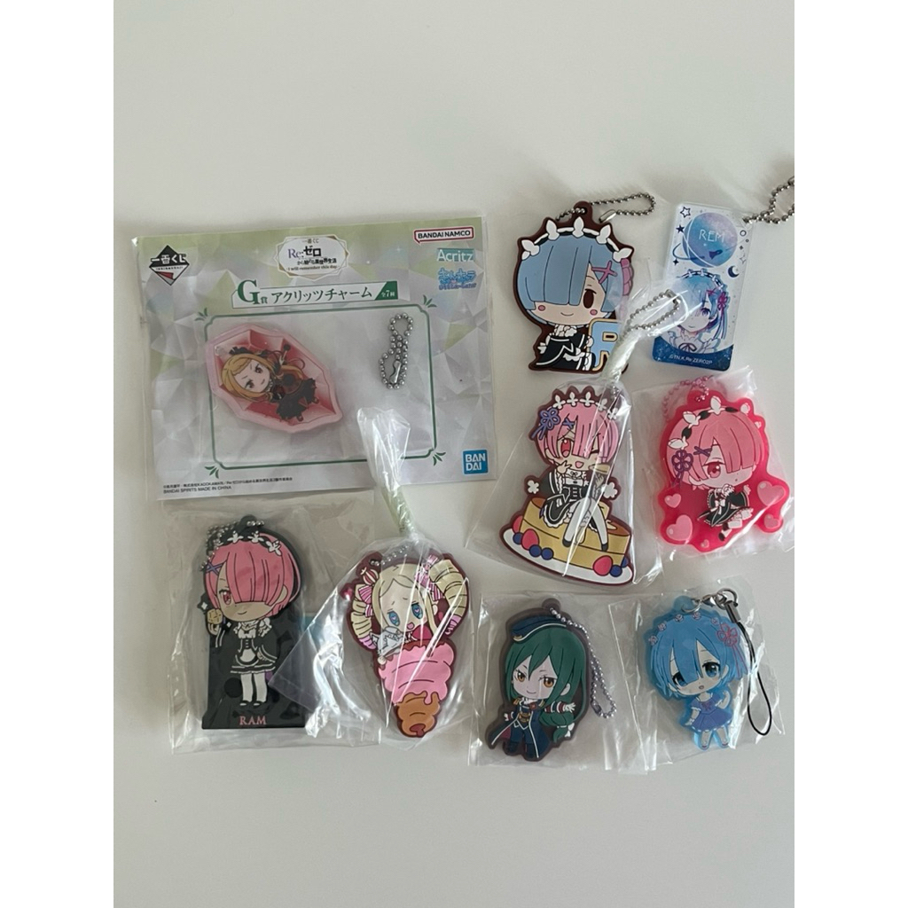 (พร้อมส่ง) - แท้จากญี่ปุ่นมือ 1 พวงกุญแจ Re: Zero Starting Life in Another World