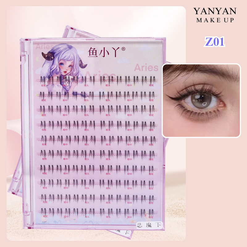 [พร้อมส่ง] YuXiaoYa Eyelash ขนตาล่าง ไร้กาว ดูเป็นธรรมชาติ แกนเอ็นใส Z01