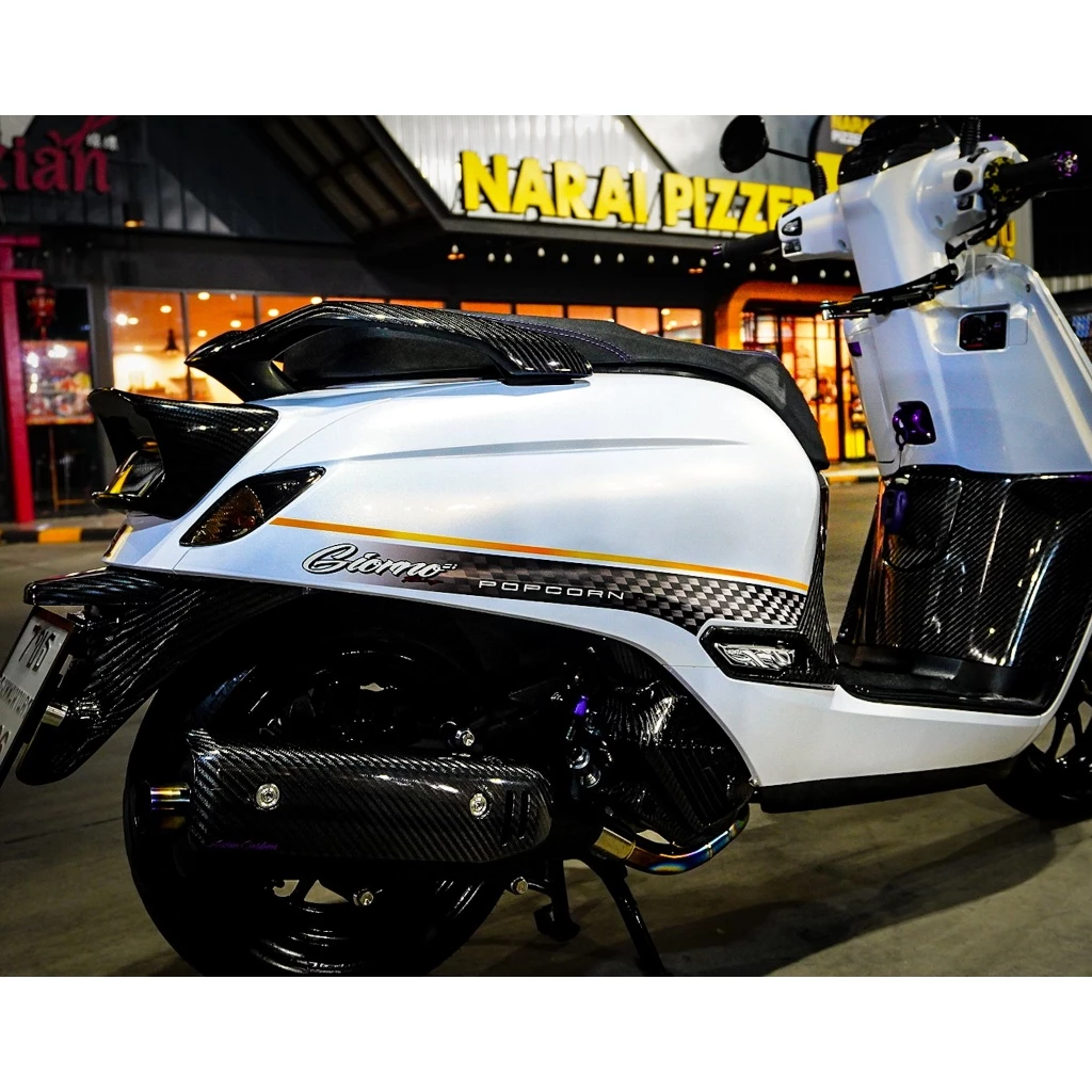 สติ๊กเกอร์แต่งลาย Honda GIORNO+ ST-1 ใส ติดได้ทุกสี ทนแดด ทนฝน thumbnail 4