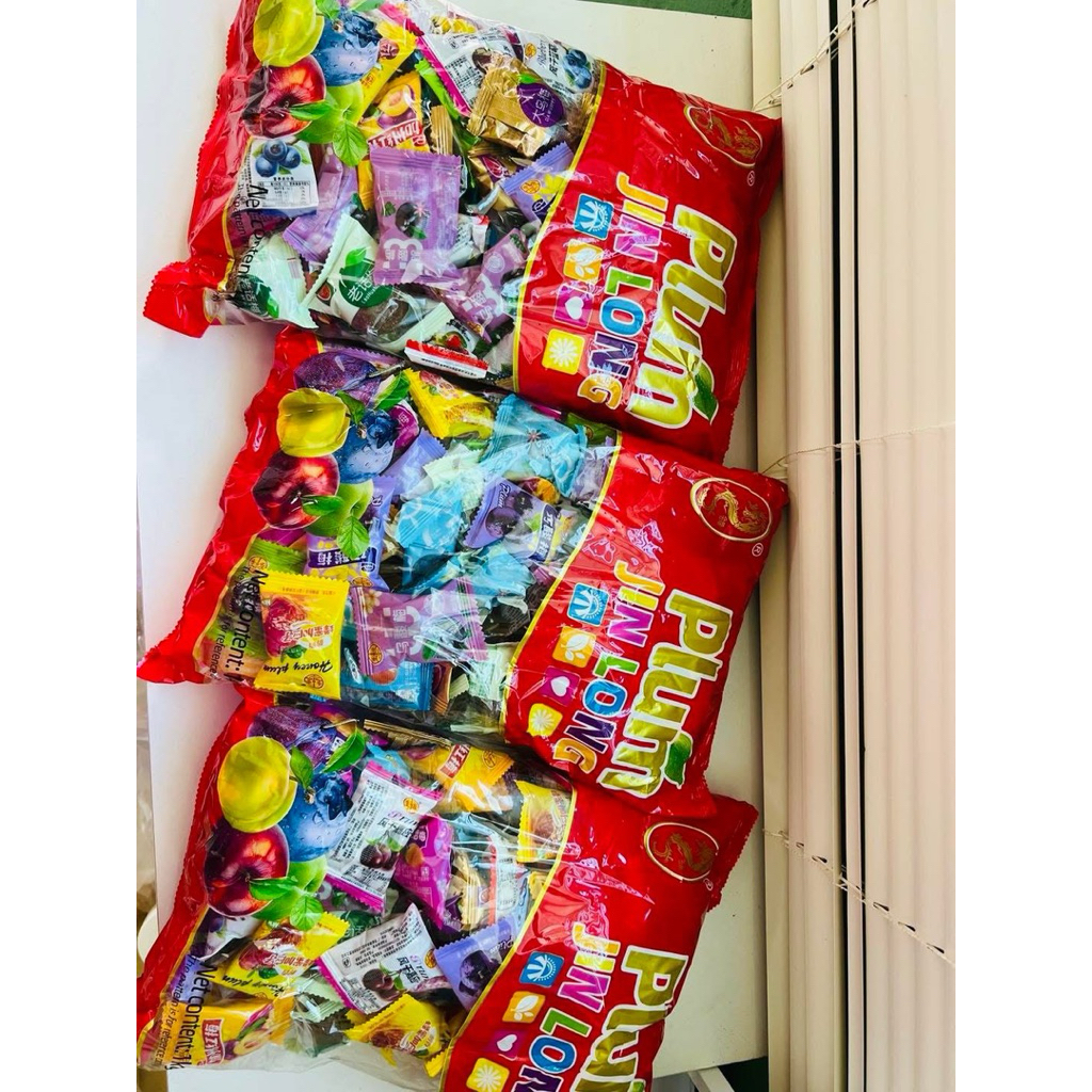 [พร้อมส่ง] บ๊วยรวมรส 1kg. ถุง ใหญ่ บ๊วยคละรส หวาน กรอบ อร่อย ขนม ของกิน ขนมกินเล่น PLUM