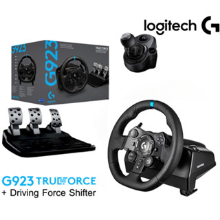 LOGITECH G923 TRUEFORCE Racing wheel + Driving Force Shifter…