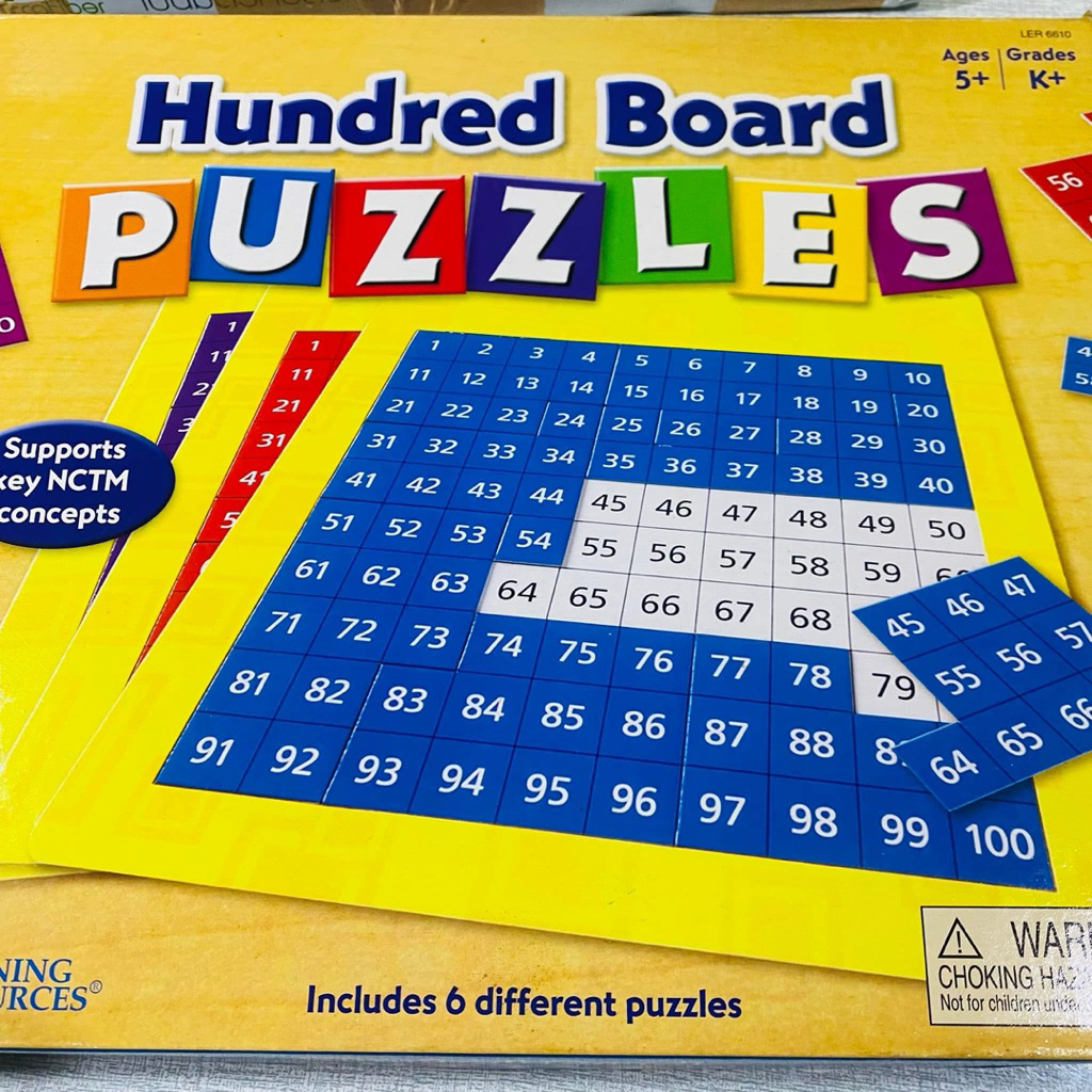 Hundred board puzzle ของเล่นมือสอง