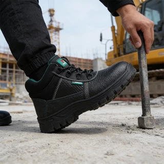 G04 X-Box รองเท้าเซฟตี้ข้อสูง หัวเหล็ก พื้นเหล็ก รองเท้านิรภัย Safety Shoes