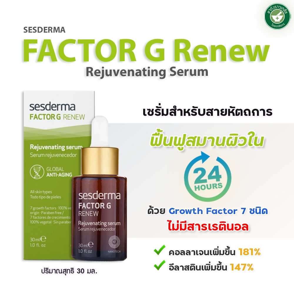 SESDERMA FACTOR G SERUM เซรั่มต่อต้านริ้วรอย 30 ml