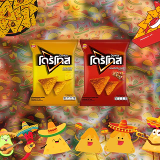 [ 1 แพ็ค ] Doritos โดริโทส ข้าวโพดแผ่นทอดกรอบ รสนาโชชีส และรสสไปซี่ บาร์บีคิว ปริมาณ 50 กรัม x 3 ซอง ( 1 แพ็ค )