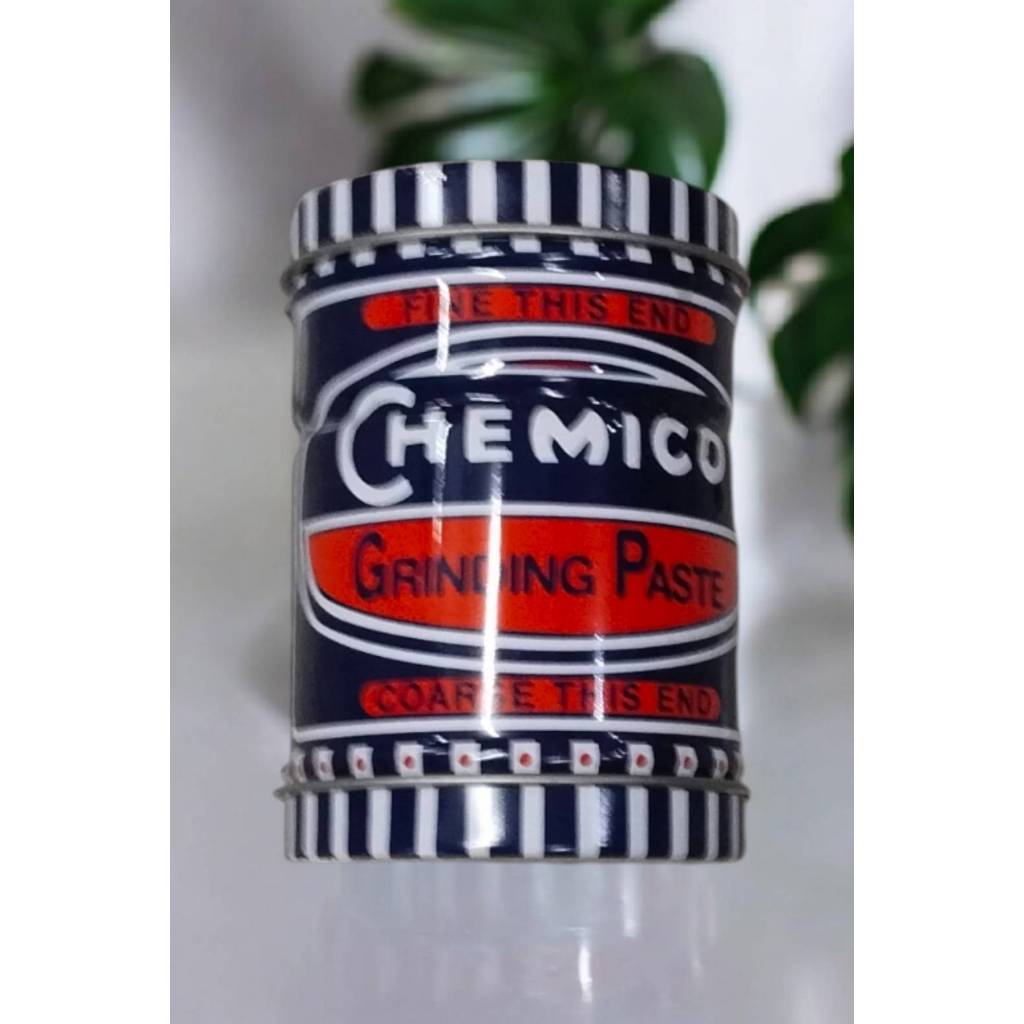 [ของแท้ไม่เยิ้ม] กากเพชรบดวาล์วCHEMICO กากเพชรบดวาล์ว ตราเชอร์มิโก้ GRINDING PASTE - CHEMICOทั้งหยาบและละเอียด ในกระป๋อง