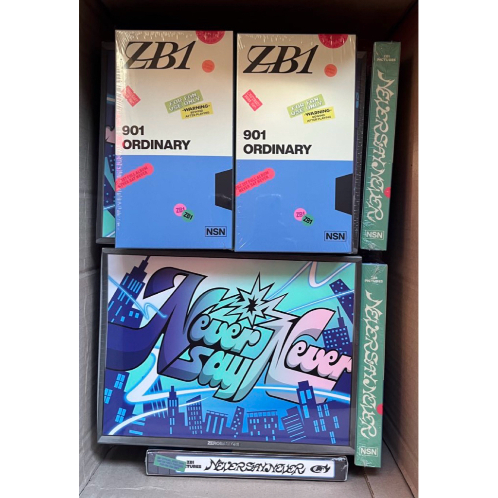 อัลบั้ม Never say never - ZB1 (ซีล)