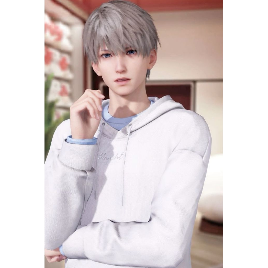 wig bjd จัดทรงสวย 1/3 xavier 22-24cm. มือสอง