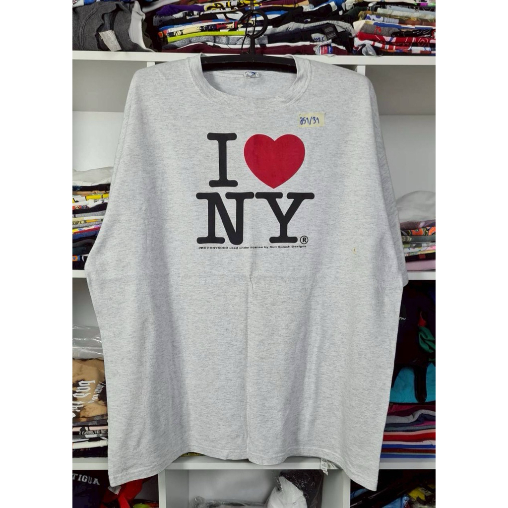 เสื้อ ไอเลิฟเอ็นวาย I love NY (2XL) ป้าย ANVIL