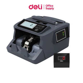 Deli เครื่อง​นับ​แบงค์​ 2 in1เครื่อง​ตรวจ​ธนบัตรปลอม ​นับ​เงิน​ รองรับหลายสกุลเงิน Bill Counter