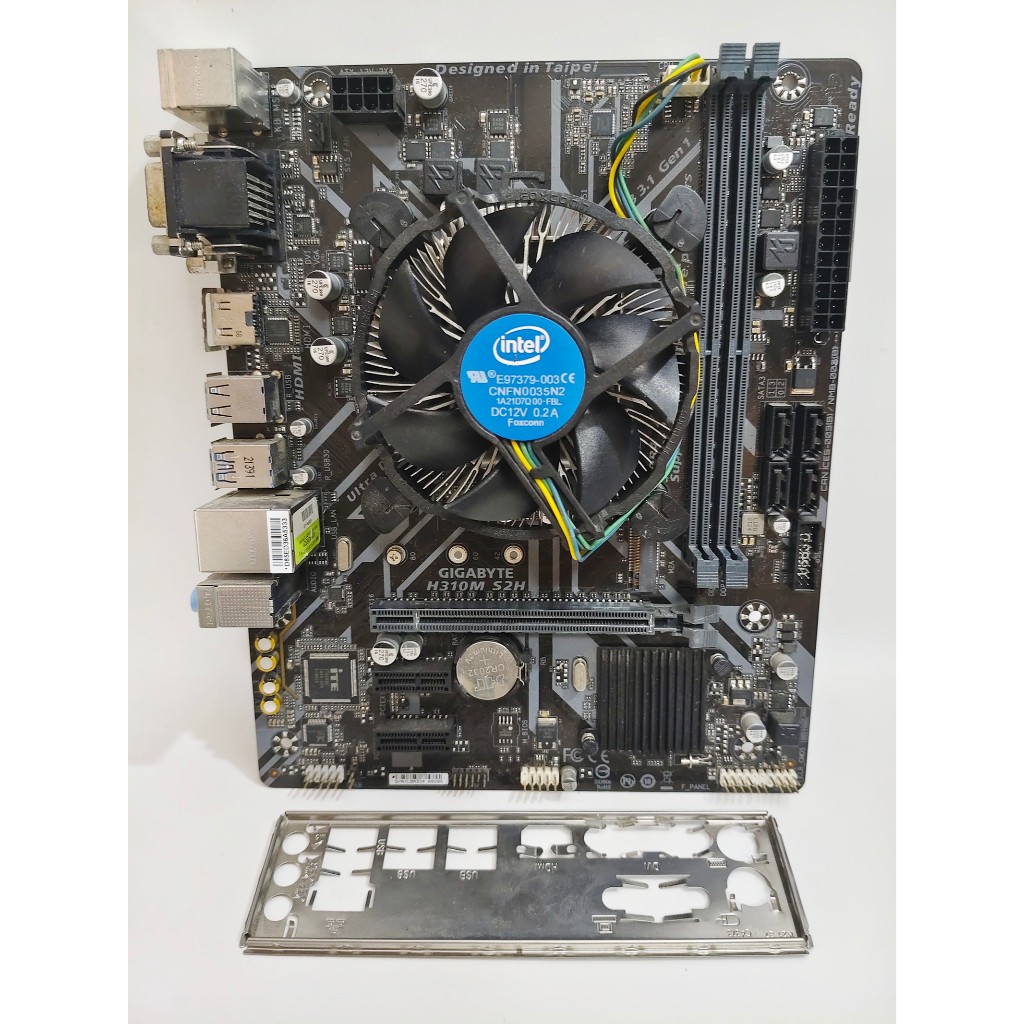 ชุด Intel Core i3 9100F + เมนบอร์ด H310M S2H รองรับ DDR4 LGA1151V2