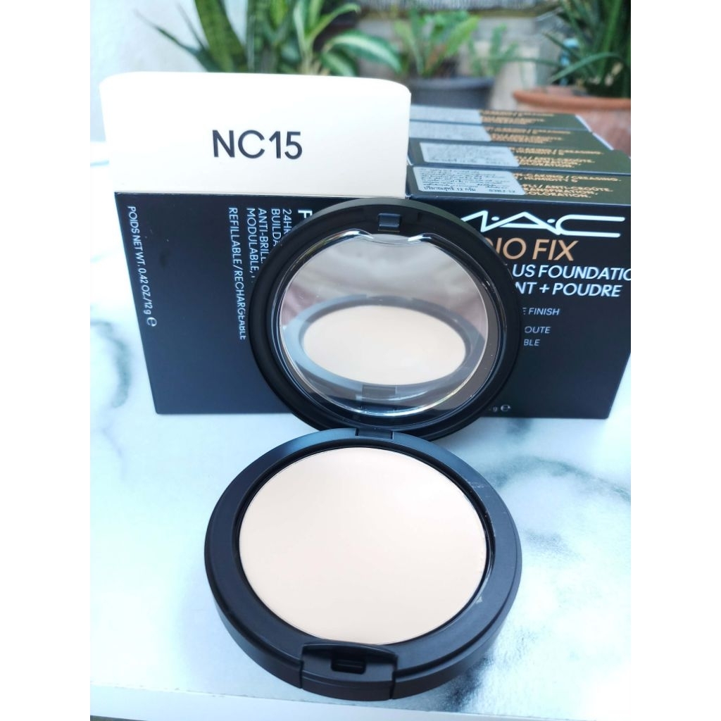 ✅แท้100% แป้ง MAC Studio Fix Powder Plus Foundation แป้งในตำนาน ปกปิดติดทน ขายดีสุด 🌟 ป้ายฉลากไทย ผลิต2022และ2025