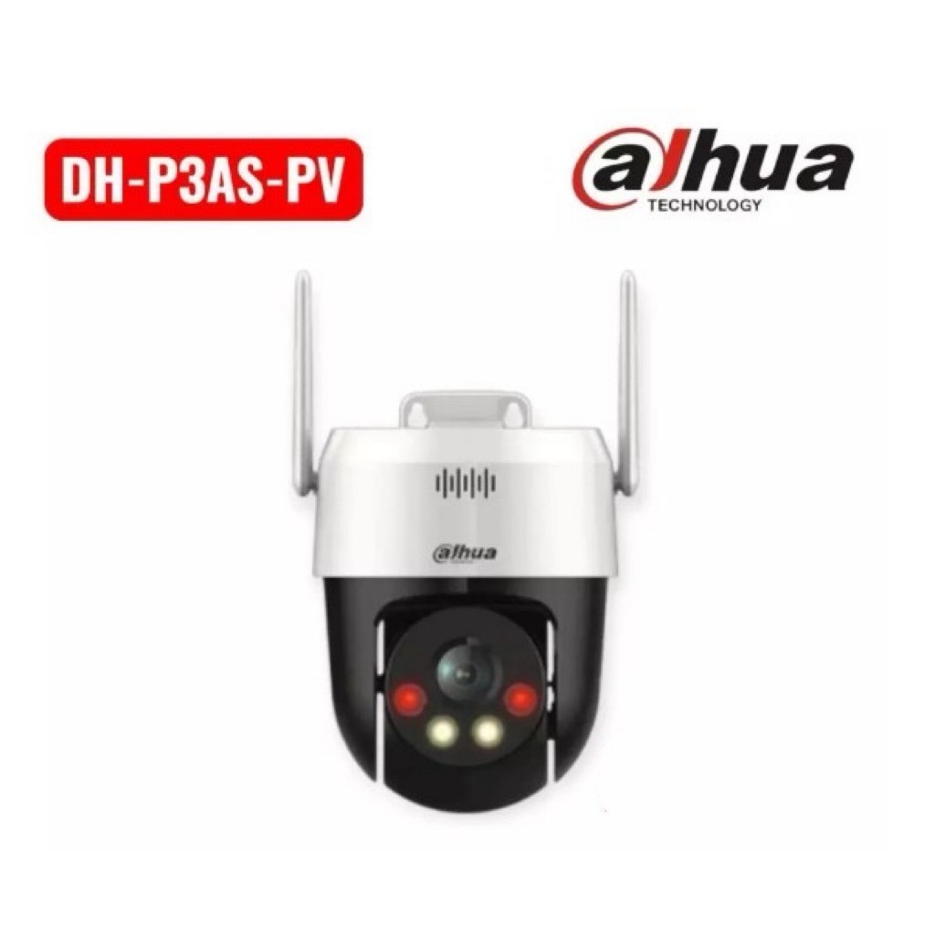 กล้องวงจรปิด WIFI Dahua รุ่น DH-P3AS-PV | 3MP Outdoor Fixed-focal Wi-Fi Pan & Tilt Network Camera