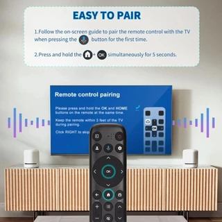 รีโมททีวี TCL RC833 Remote TV TCL มีคำสั่งเสียง 65P745 55C745 43LC645 GUB1 Google Netflix YouTube