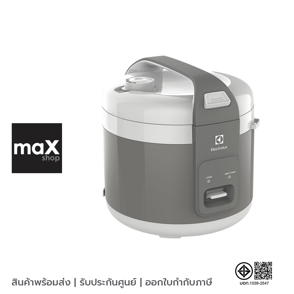 Electrolux หม้อหุงข้าว ความจุ 1.8 ลิตร (สูงสุดข้าว 10 ถ้วย) รุ่น E4RC1-320G