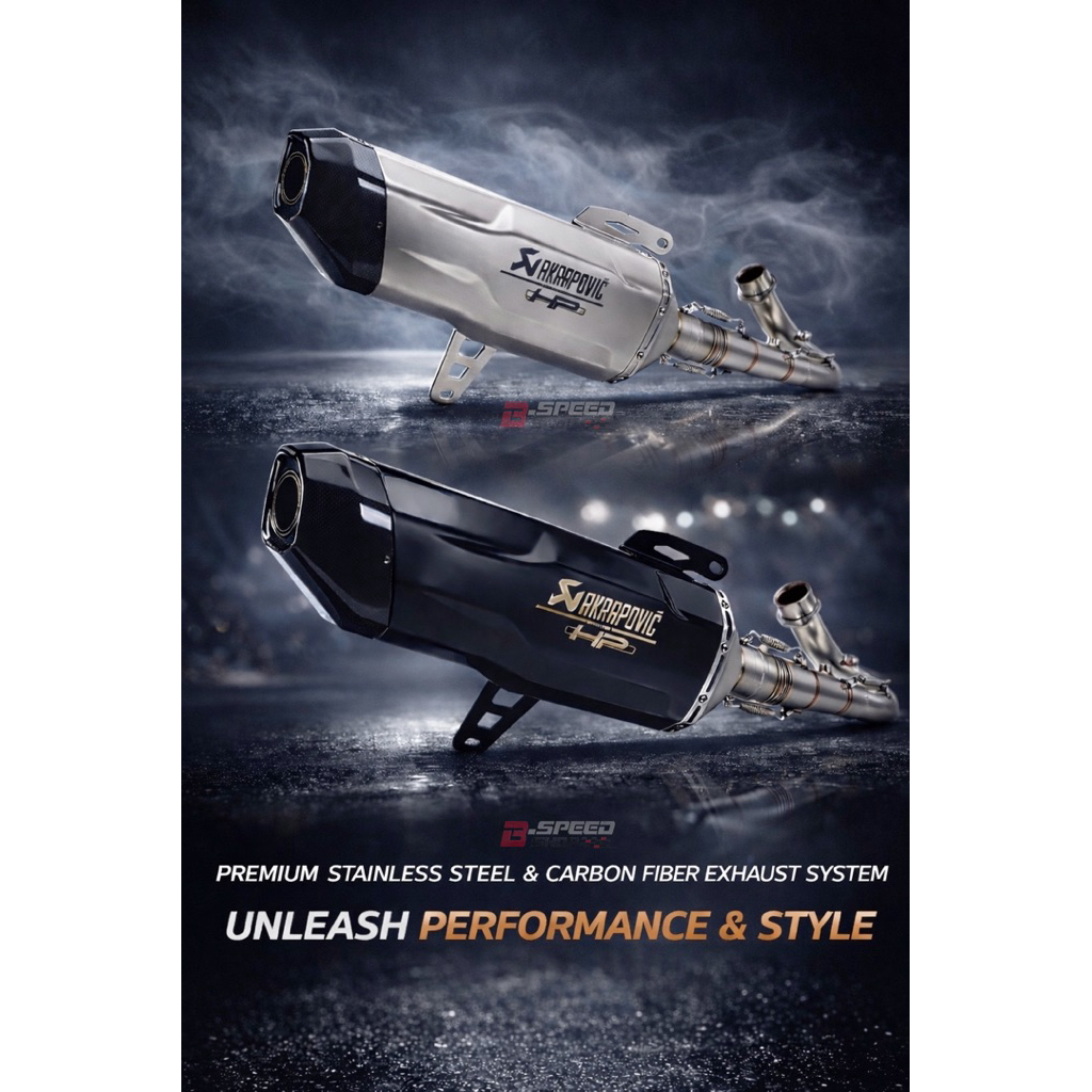 ท่อแต่ง สำหรับ Zontes 368G/E ปี 2024–2025 | Stainless Performance Exhaust