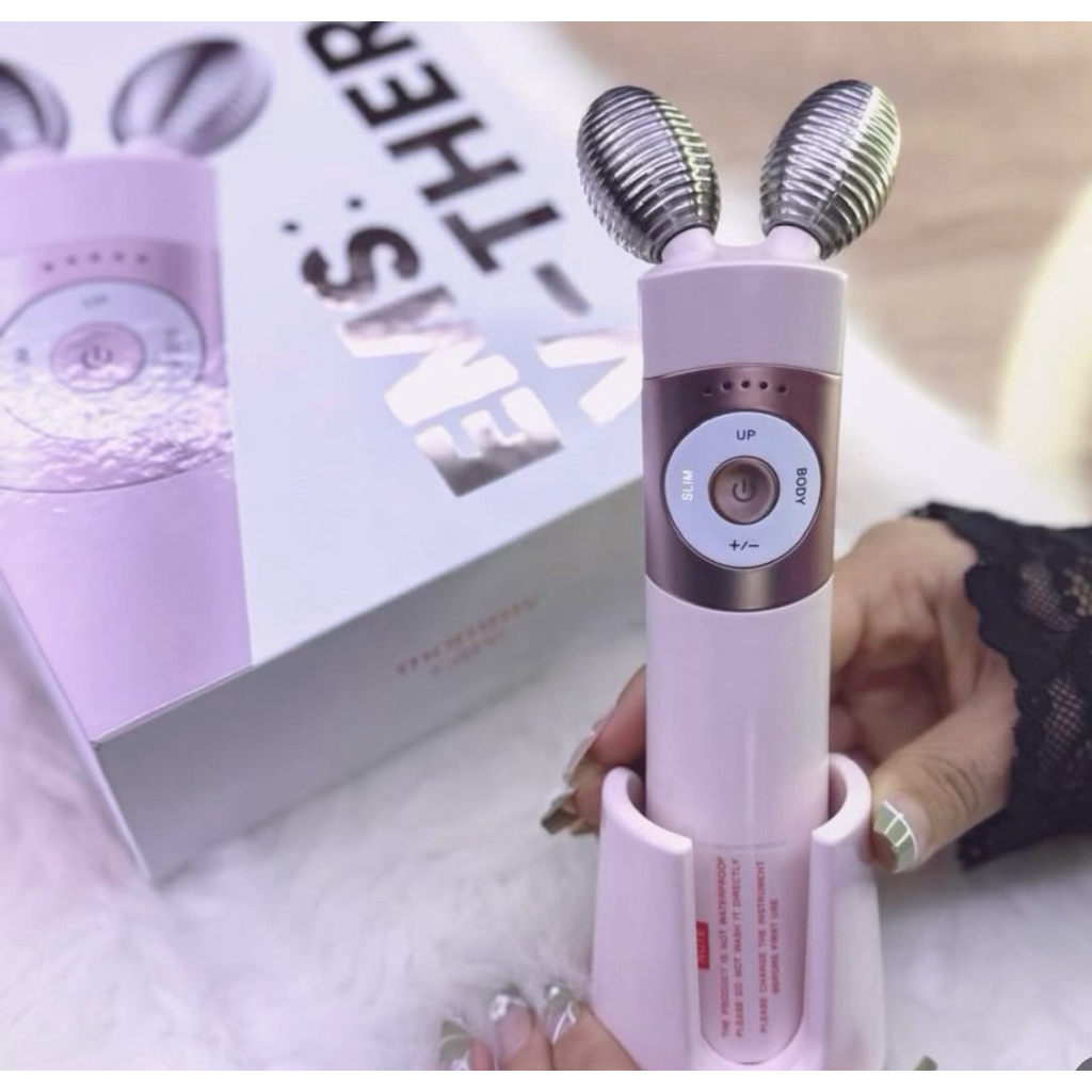 (mommy care) EMS V-THERA เครื่องนวดหน้าวี ใช้ได้ทั้งหน้าและตัว ใครอยากกรอบหน้าชัด แนะนำตัวนี้ค่ะ (นำเข้าจากเกาหลี🇰🇷)