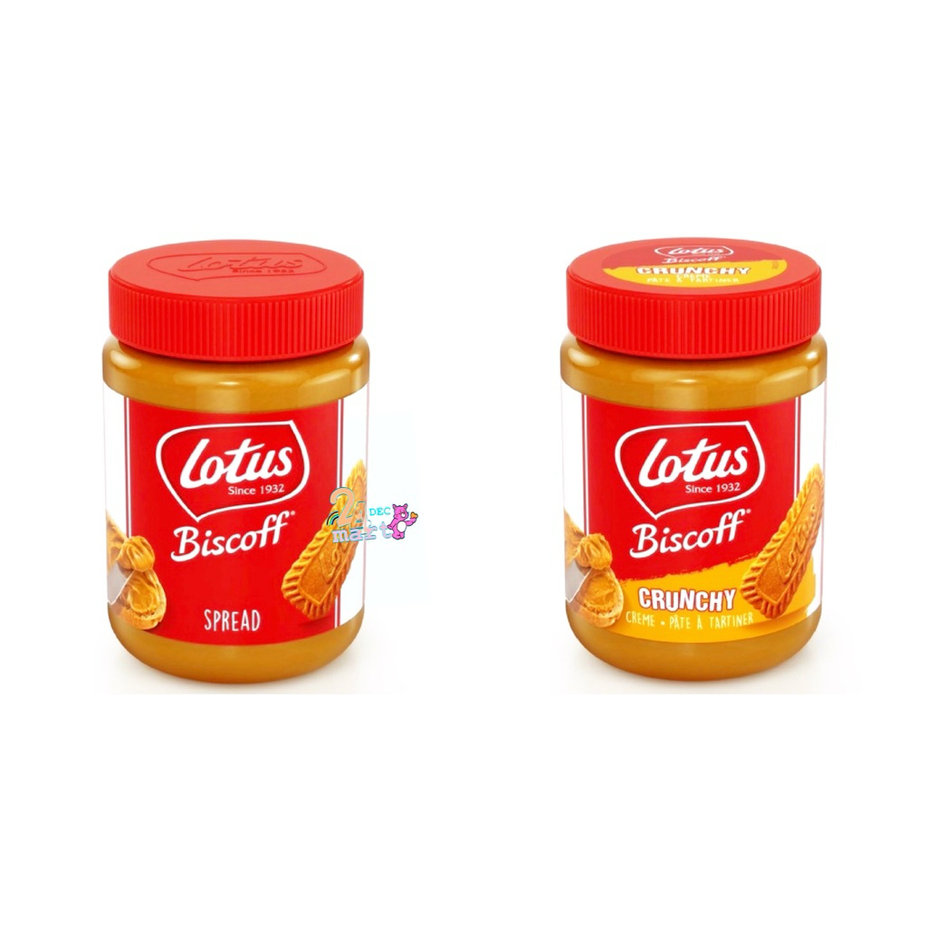 Biscoff Spread สเปรด smooth 400g  crunchy 380g