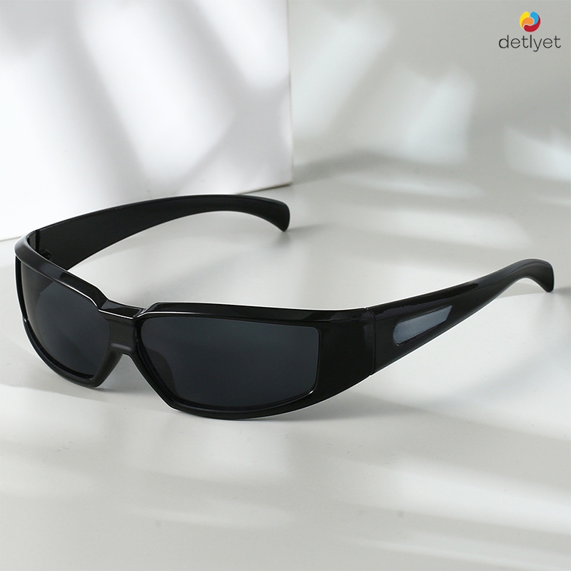 COD🌷แว่นตากันแดดเทคโนโลยีอนาคตY2Kสไตล์พังก์สุดเท่ป้องกันรังสียูวีแว่นตาผู้ชายและผู้หญิง-detlyet