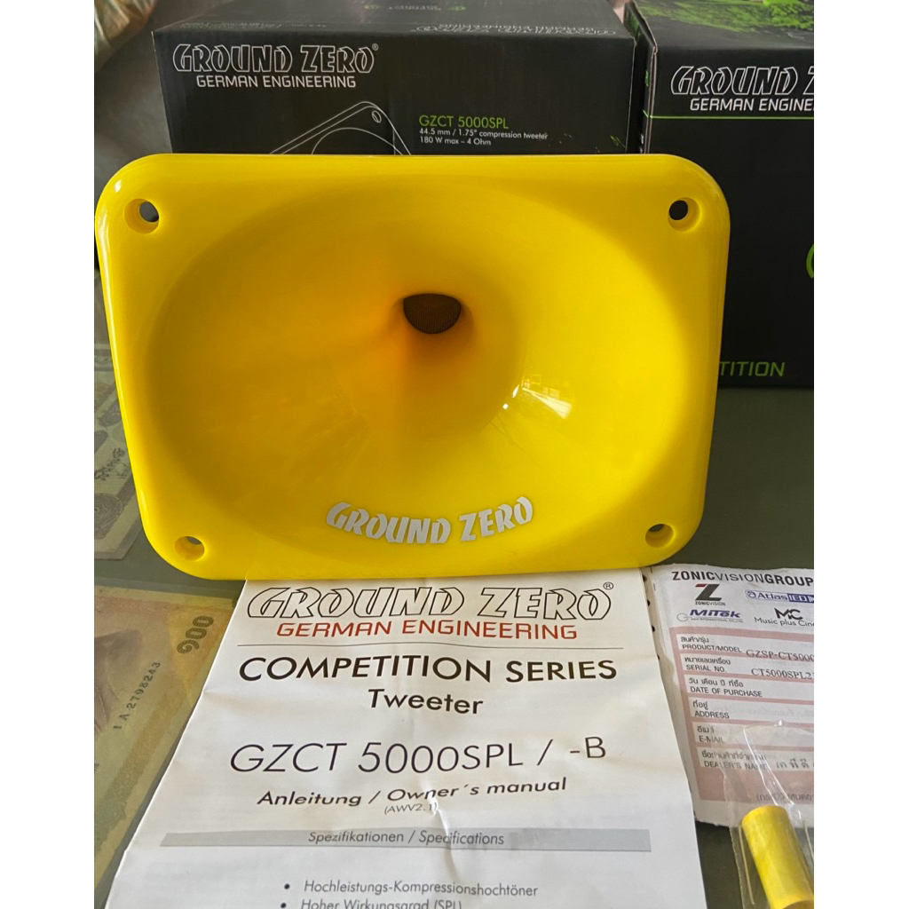 ลำโพงเสียงแหลม GROUND ZERO GZCT 5000SPL