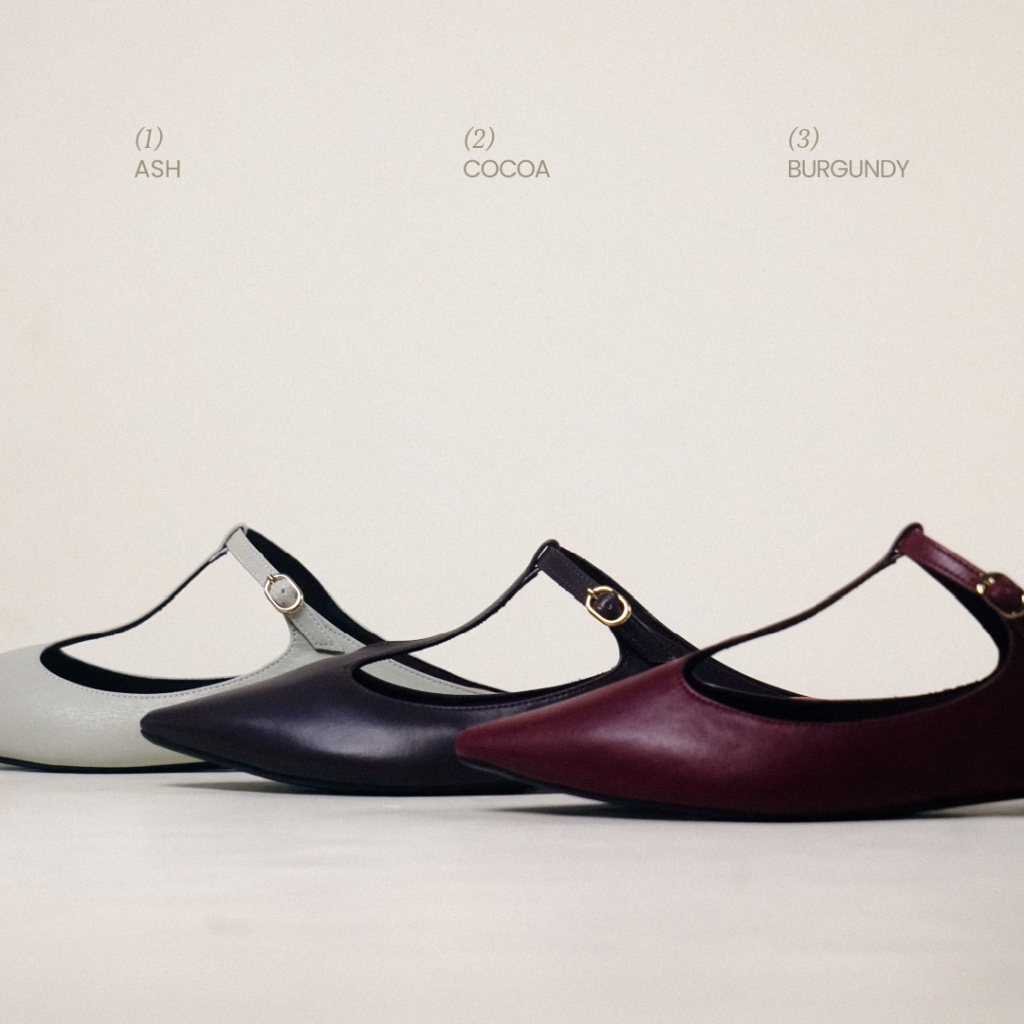 AN AWL TIARA  T-Strap Flat Shoes | Elegant Style