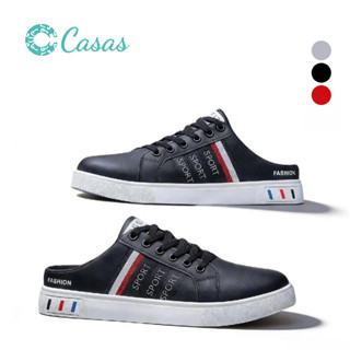 รองเท้าแตะแบบปิดนิ้วเท้าสำหรับผู้ชาย ดีไซน์ใหม่ ทันสมัย ​​ระ…