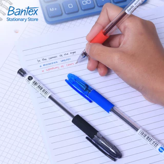 Bantex ปากกา ปากกาลูกลื่น 0.7มม. เขียนลื่นไม่สะดุด หมึกเข้ม เขียนง่าย ด้ามจับนุ่ม Ballpoint Pen