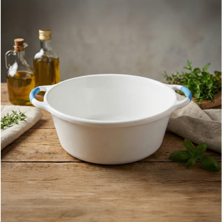 กะละมังพลาสติกทรงกลม แบบมีหูหิ้ว แข็งแรง ทนทาน รับน้ำหนักได้…