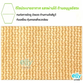 สแลนกันแดด ผ้าสแลนกันแดด 99% ตาข่ายบังแดด ผ้าใบกันแดด กันร้อน กันยูวี แข็งแรง ทนแดดฝน [มีหลายขนาด]