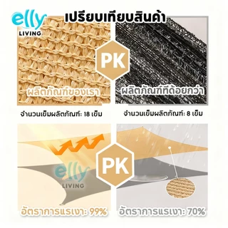 สแลนกันแดด ผ้าสแลนกันแดด 99% ตาข่ายบังแดด ผ้าใบกันแดด กันร้อน กันยูวี แข็งแรง ทนแดดฝน [มีหลายขนาด]